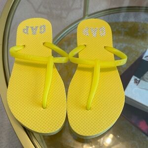 GAP Vibrant Yellow Flip Flops